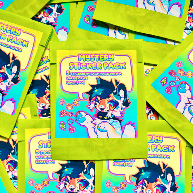 Mystery Sticker Packs Mystery Sticker Packs