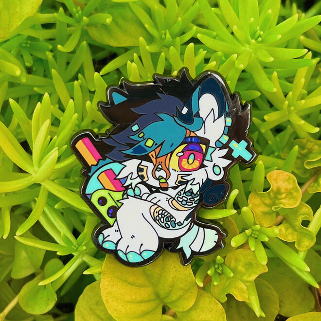 Benji Enamel Pin